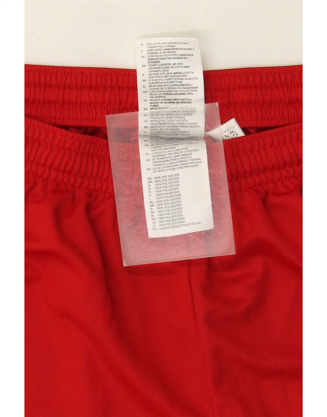 Pantaloncini sportivi Adidas Climalite da uomo XL rosso poliestere