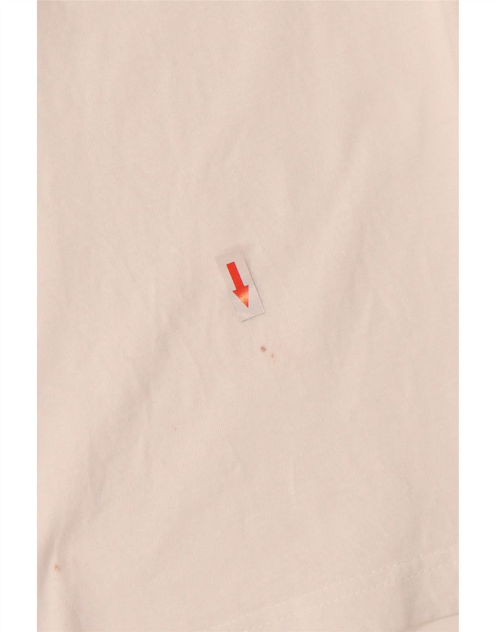 T-shirt da uomo KAPPA Top XL in cotone bianco