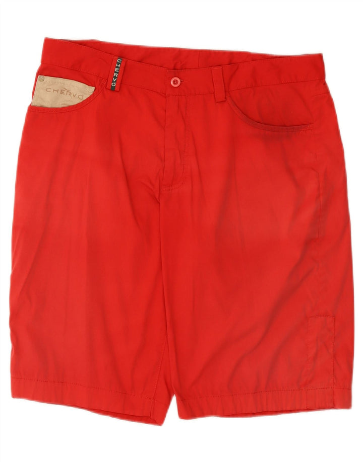 Pantaloncini casual da uomo CHERVO IT 50 Large W34 Rosso Poliammide