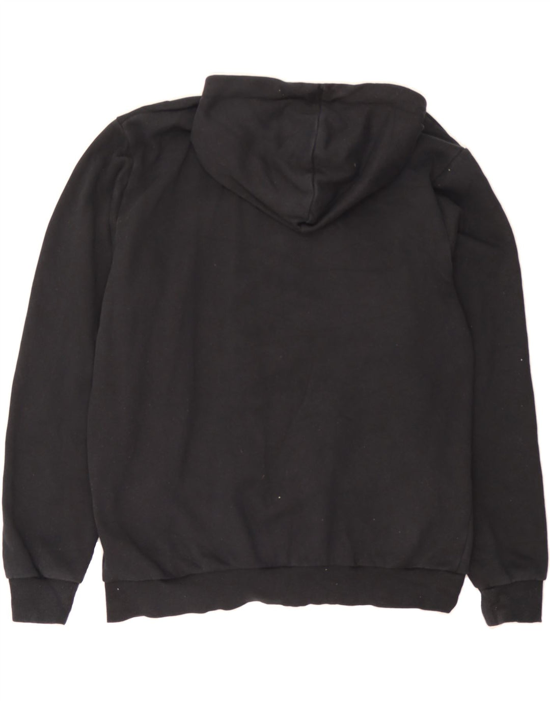 PUMA Mens Graphic Hoodie Jumper Large Black Cotton Vintage Puma and Second-Hand Puma from Messina Hembry 