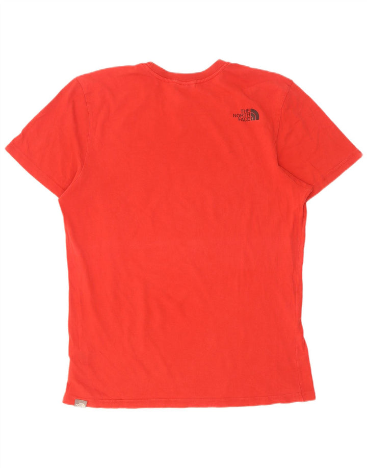 T-shirt grafica da uomo The North Face Top in cotone rosso medio