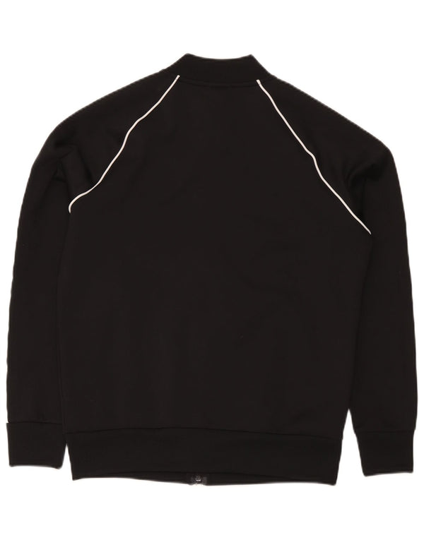 Giacca da tuta da donna Adidas UK 14 Medium Nero Poliestere