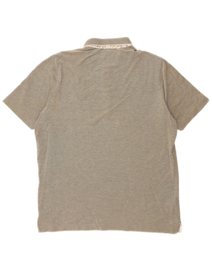 Polo da uomo Tommy Bahama Modern Fit in cotone grigio medio