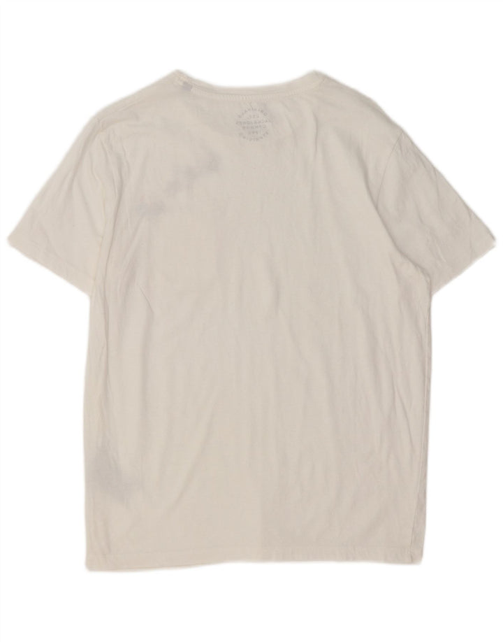 T-shirt grafica da uomo Jack & Jones Top in cotone bianco medio