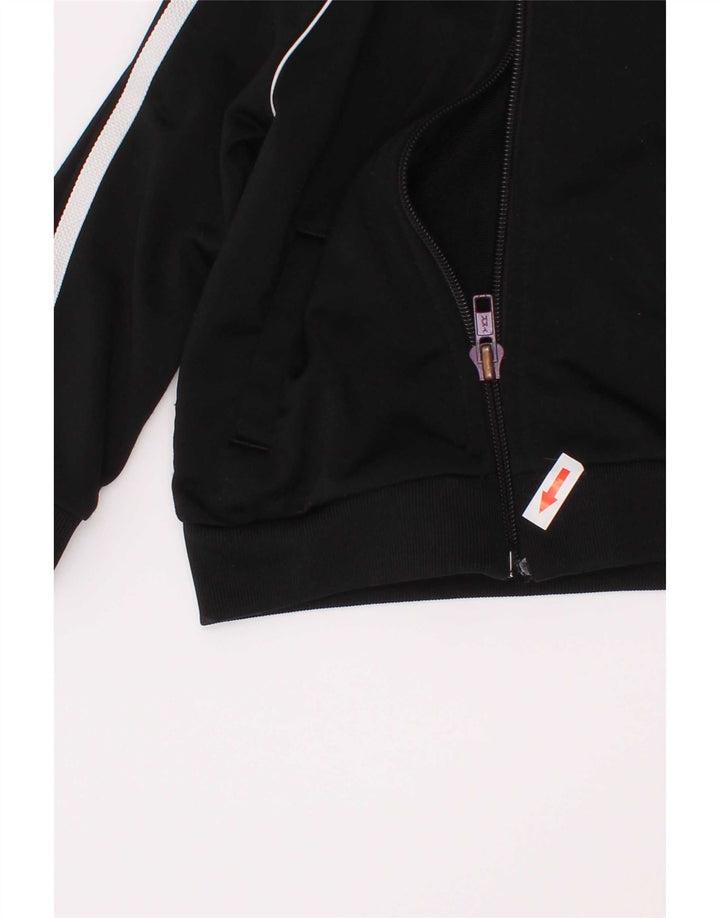Giacca da tuta da bambino Adidas da bambino 9-12 mesi in poliestere nero