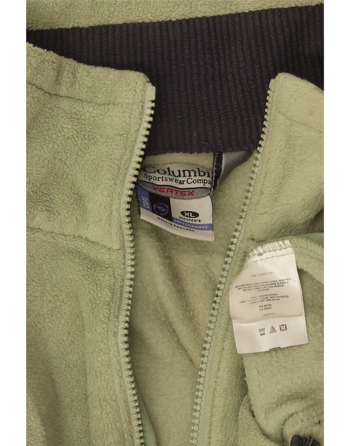 Giacca in pile Columbia Interchange Liner da donna UK 18 XL Poliestere verde