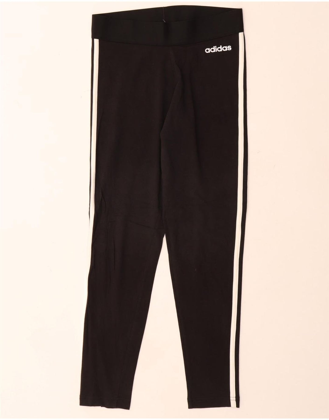 Leggings da donna ADIDAS UK 8/10 piccolo cotone nero