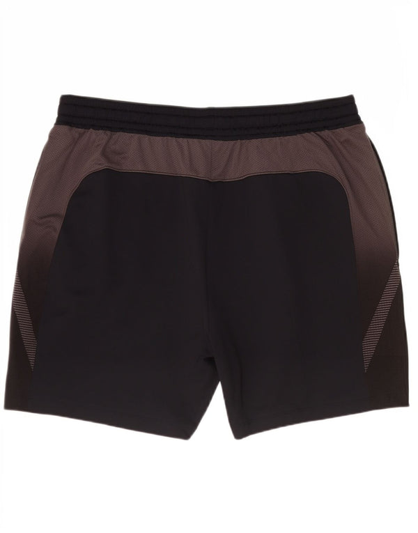Pantaloncini sportivi da uomo Under Armour grandi sportivi in poliestere color block nero