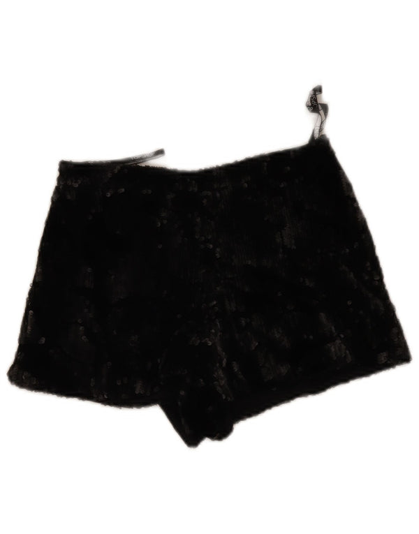Pantaloni caldi da donna Topshop UK 4 XS W26 poliestere nero