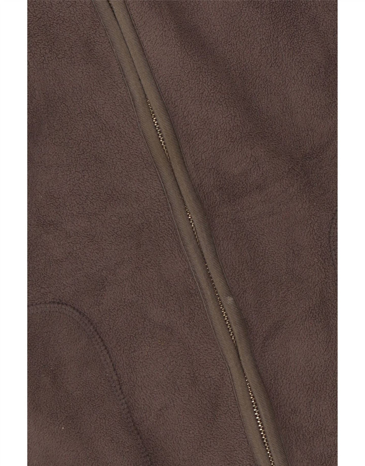 Giacca in pile da donna Marks & Spencer UK 12 Poliestere grigio medio