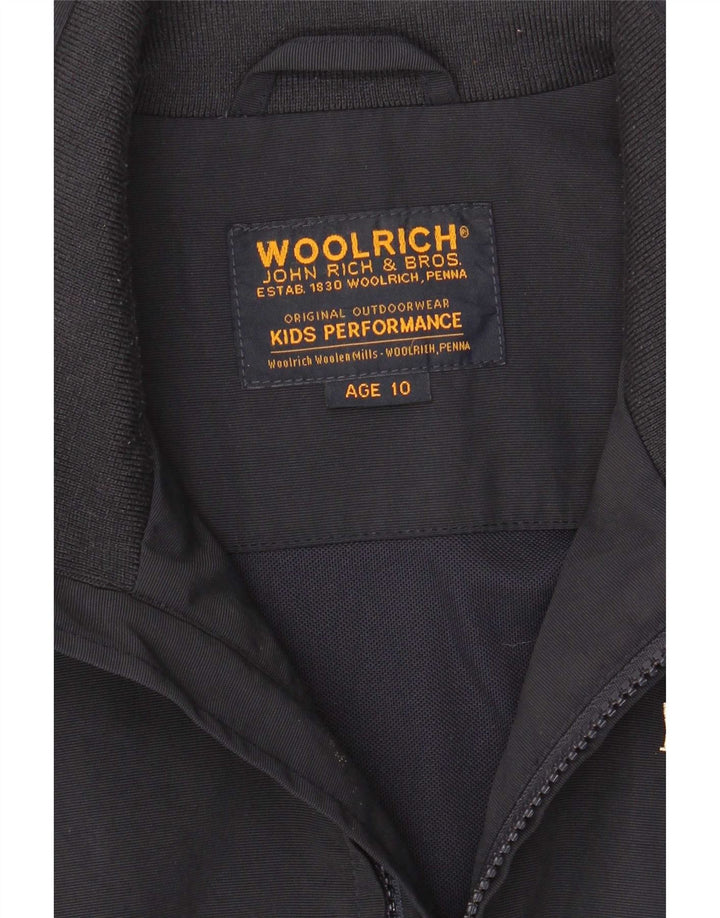 Giubbotto bomber da bambino Woolrich 9-10 anni blu navy