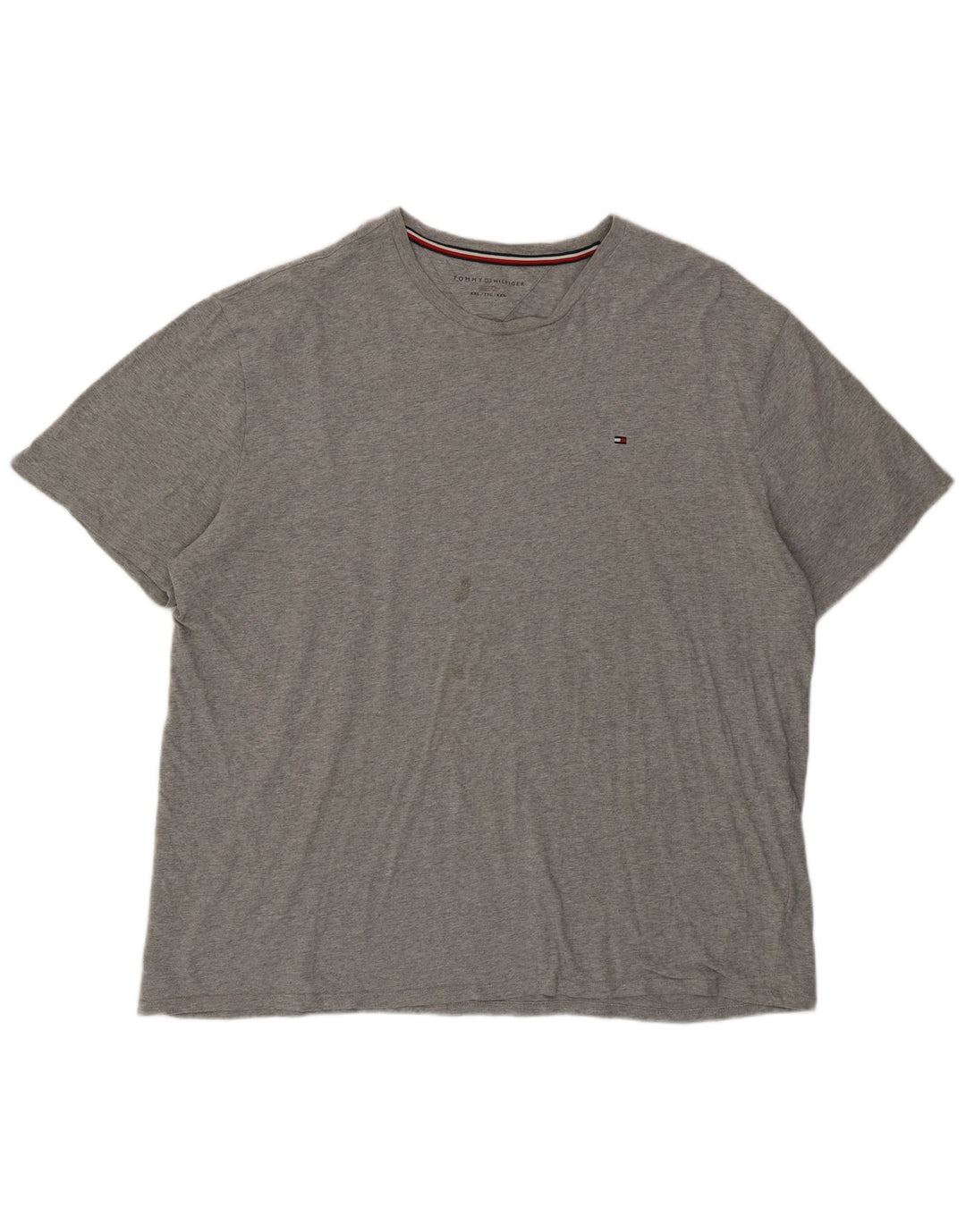 T-shirt da uomo Tommy Hilfiger Top 2XL cotone grigio