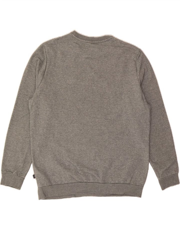 PUMA Mens Graphic Sweatshirt Jumper Large Grey Cotton Vintage Puma and Second-Hand Puma from Messina Hembry 