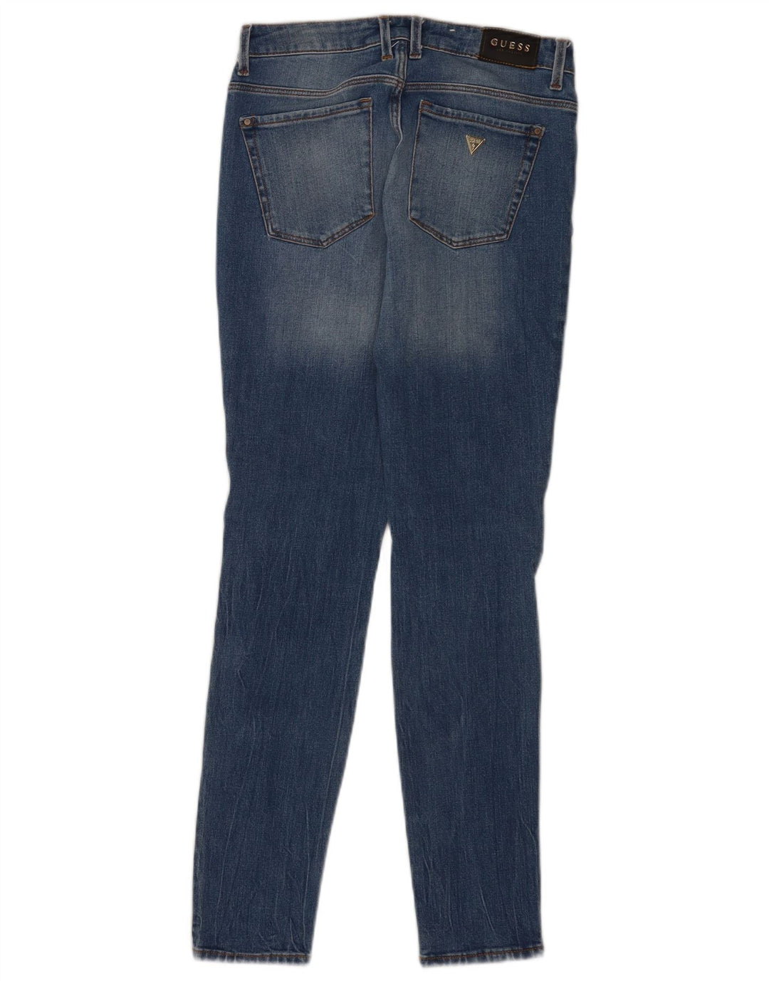 Jeans skinny effetto consumato da donna Guess W26 L29 Blu
