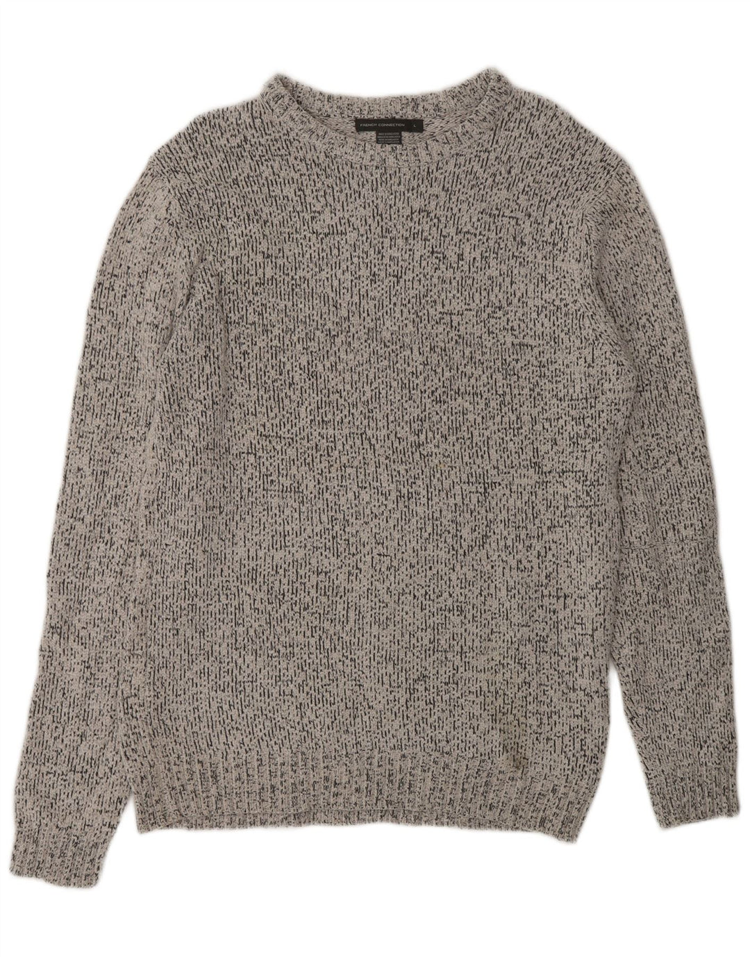 FRENCH CONNECTION Maglione da uomo con scollo a barca grande poliestere grigio