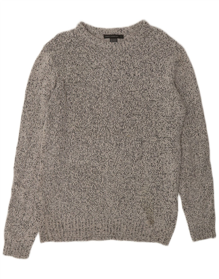 FRENCH CONNECTION Maglione da uomo con scollo a barca grande poliestere grigio