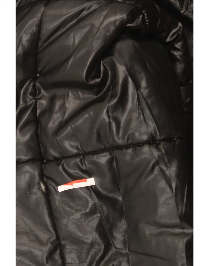 Giacca imbottita da uomo Zara UK 40 grande poliestere nero