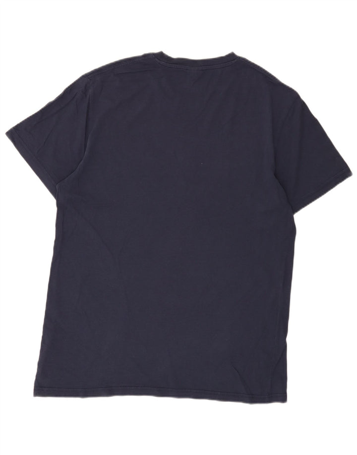 T-shirt grafica da uomo G-Star Top in cotone blu navy medio