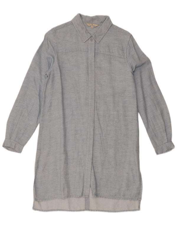 Abito camicia da donna French Connection UK 8 Piccolo Lyocell blu