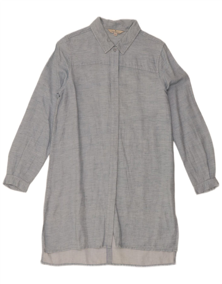 Abito camicia da donna French Connection UK 8 Piccolo Lyocell blu