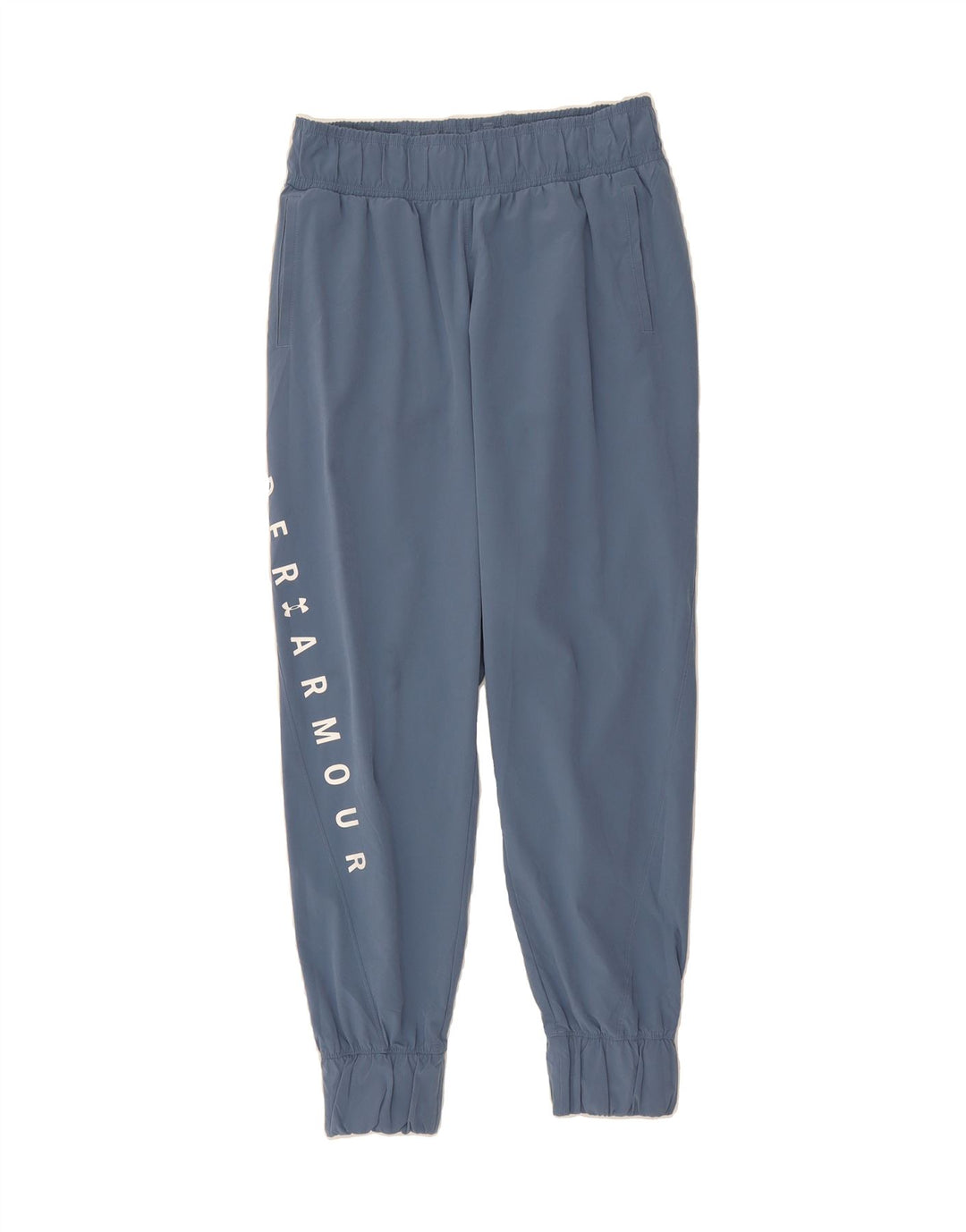 UNDER ARMOUR Mens Graphic Tracksuit Trousers Joggers Medium  Blue Vintage Under Armour and Second-Hand Under Armour from Messina Hembry 