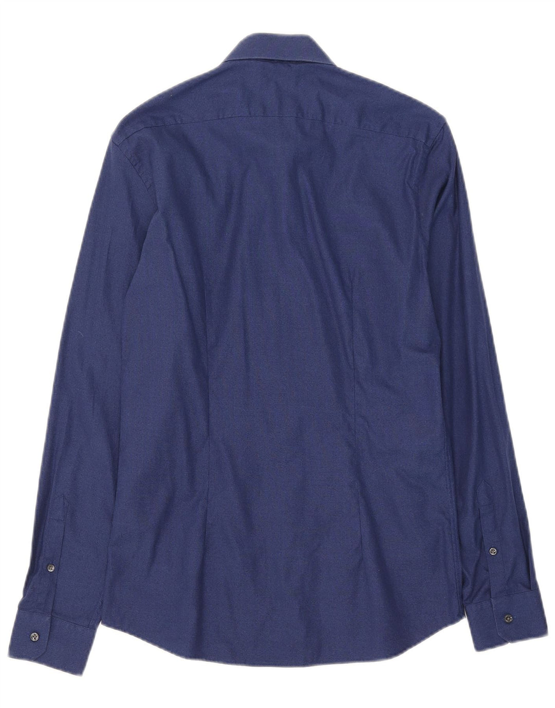 Camicia Reiss da uomo slim fit piccola in cotone blu navy