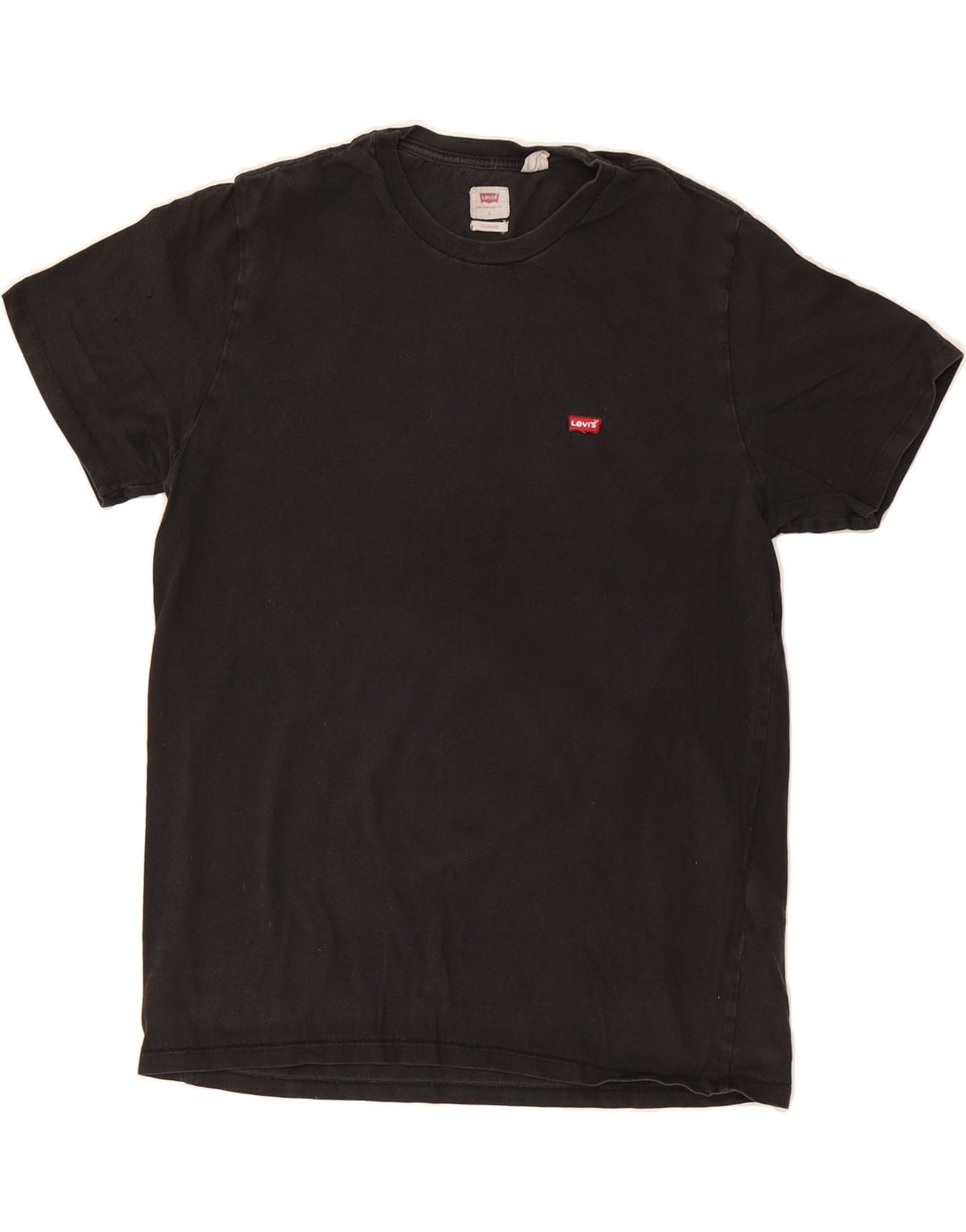 LEVI'S Mens Standard T-Shirt Top Large Black Cotton Vintage Levi's and Second-Hand Levi's from Messina Hembry 