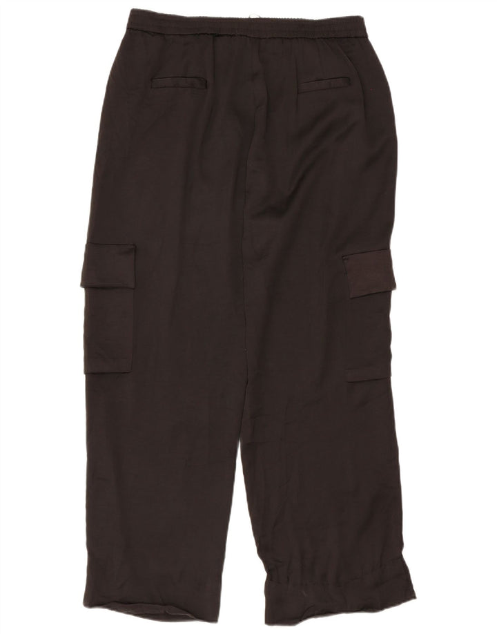 Pantaloni da tuta cargo Zara da donna UK 18 XL neri