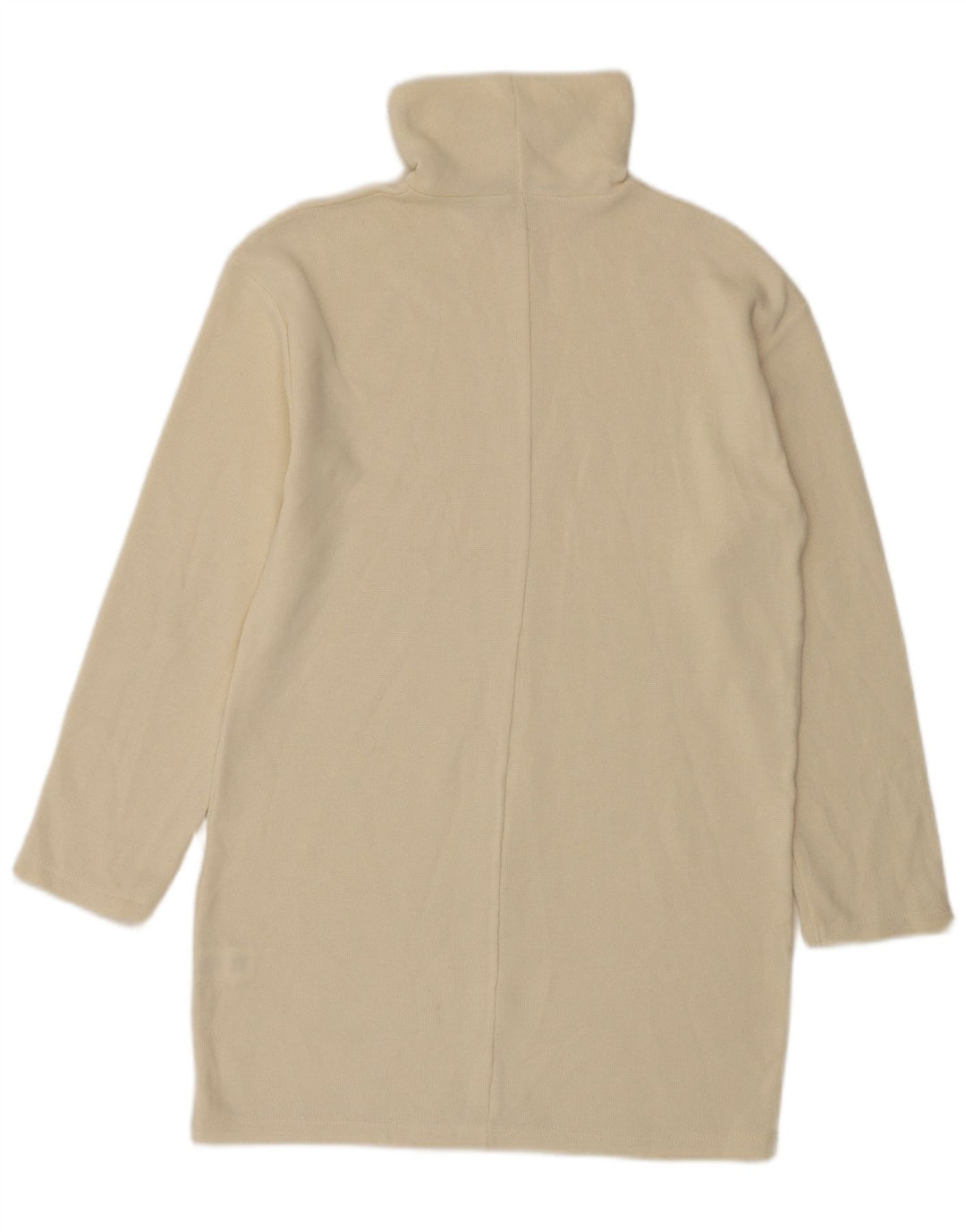 Abito maglione Zara da donna UK 10 piccolo poliestere beige