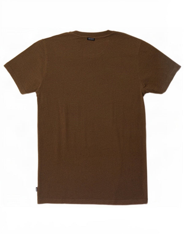 Superdry Mens T-Shirt Top Medium Khaki Cotton