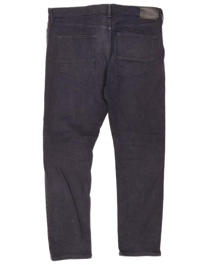 Jeans slim da donna Marks & Spencer W36 L29 cotone blu navy
