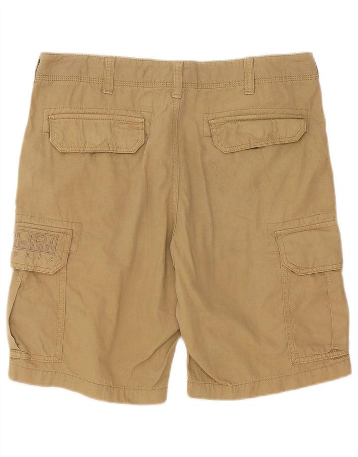 Pantaloncini cargo da uomo Napapijri W31 in cotone beige medio