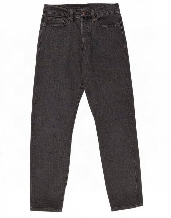 Jeans dritti da donna Levi's W28 L27 cotone nero