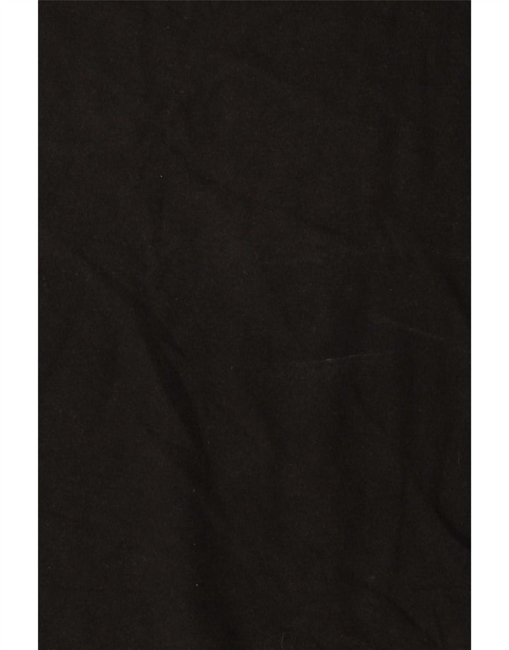 T-shirt Reebok da donna Top UK 12 Medium Black Cotton