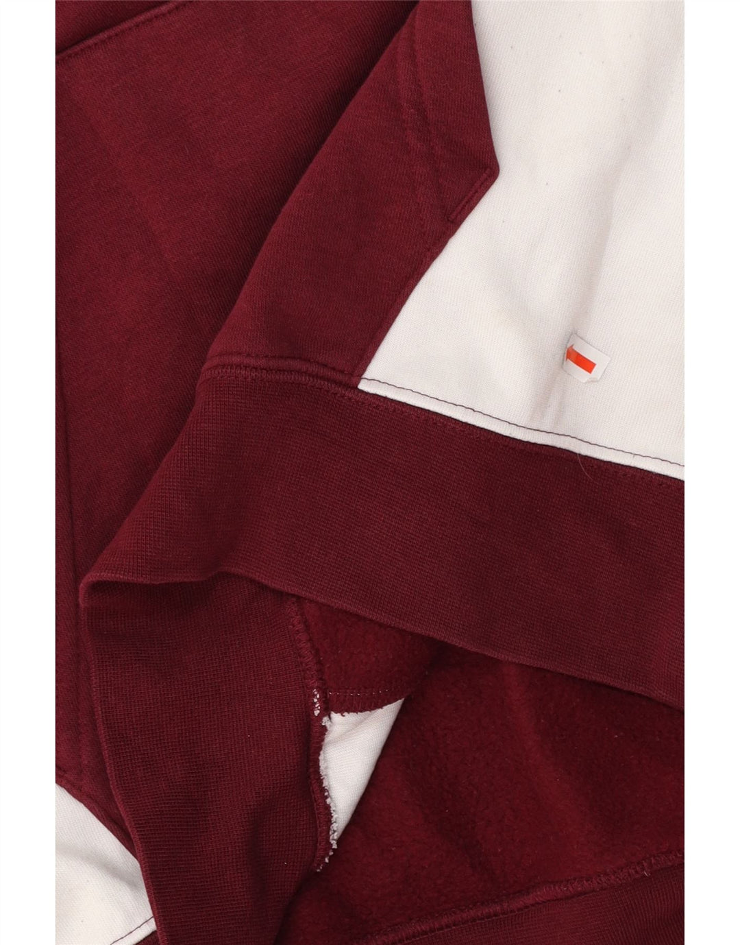 NIKE Felpa con cappuccio grafica da uomo, piccola, in cotone a blocchi di colore marrone