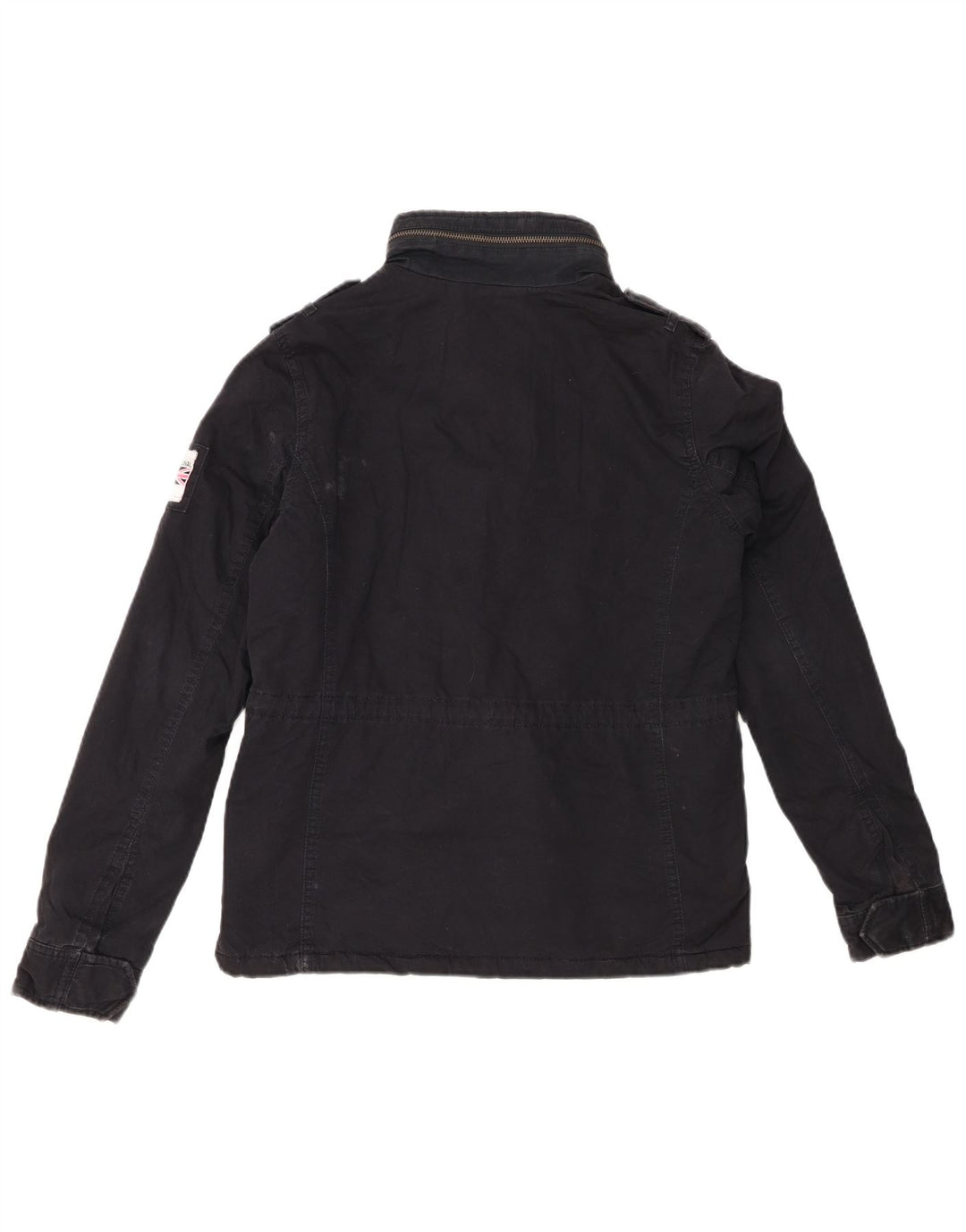 Giacca militare Sherpa da donna Superdry UK 10 Small Blu Navy