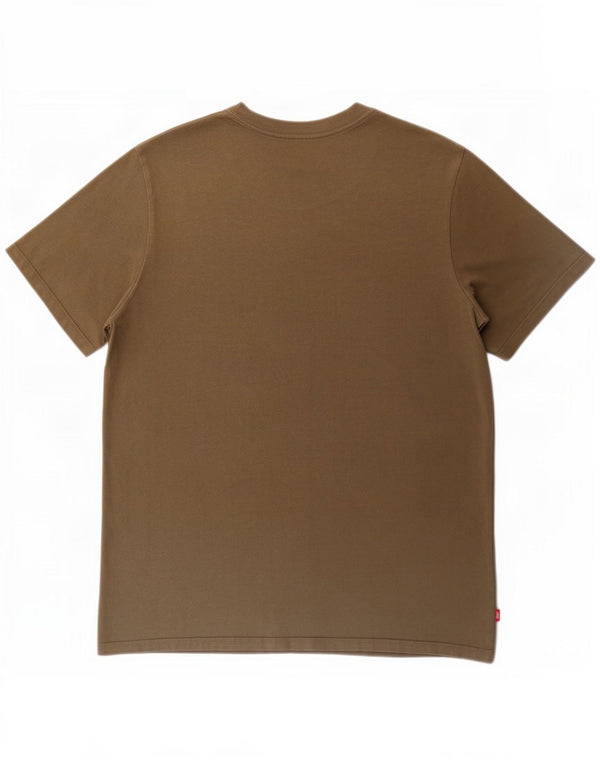 T-shirt grafica standard da uomo Levi's Top grande in cotone kaki