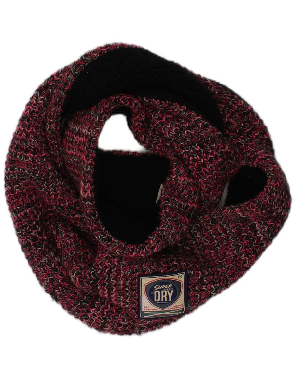 Sciarpa Snood Sherpa da donna Superdry Taglia unica Acrilico screziato rosa invernale