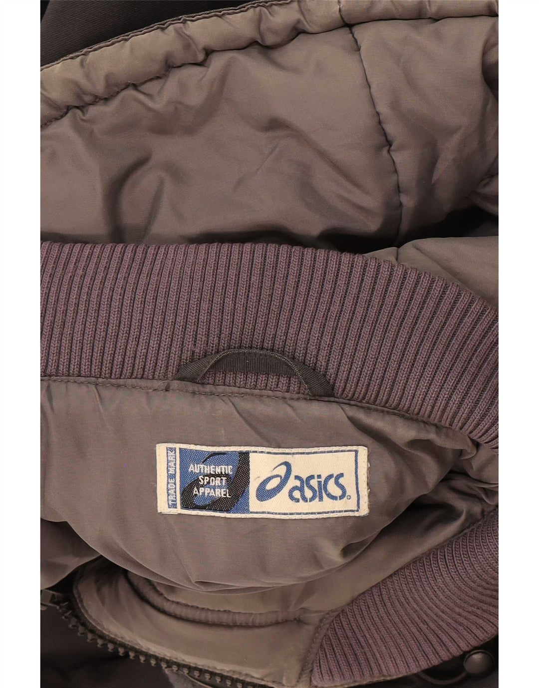 Giacca Parka con cappuccio da uomo Asics UK 40 grande nera