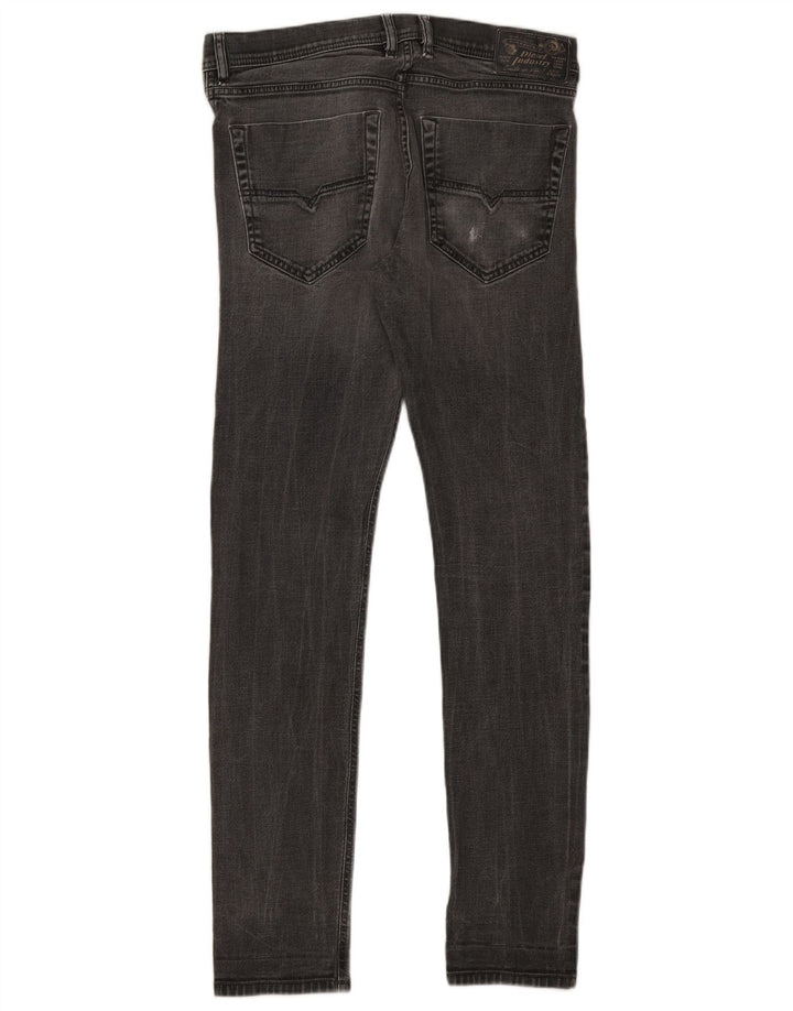 Jeans slim da uomo Diesel W32 L32 cotone grigio