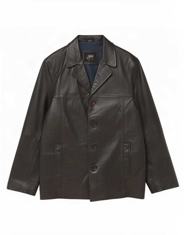 Giacca in pelle da uomo Gipsy UK 40 grande nera