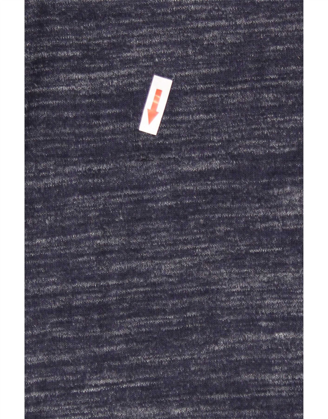 Marks & Spencer Top da donna a maniche lunghe UK 10 Small Blu Navy screziato