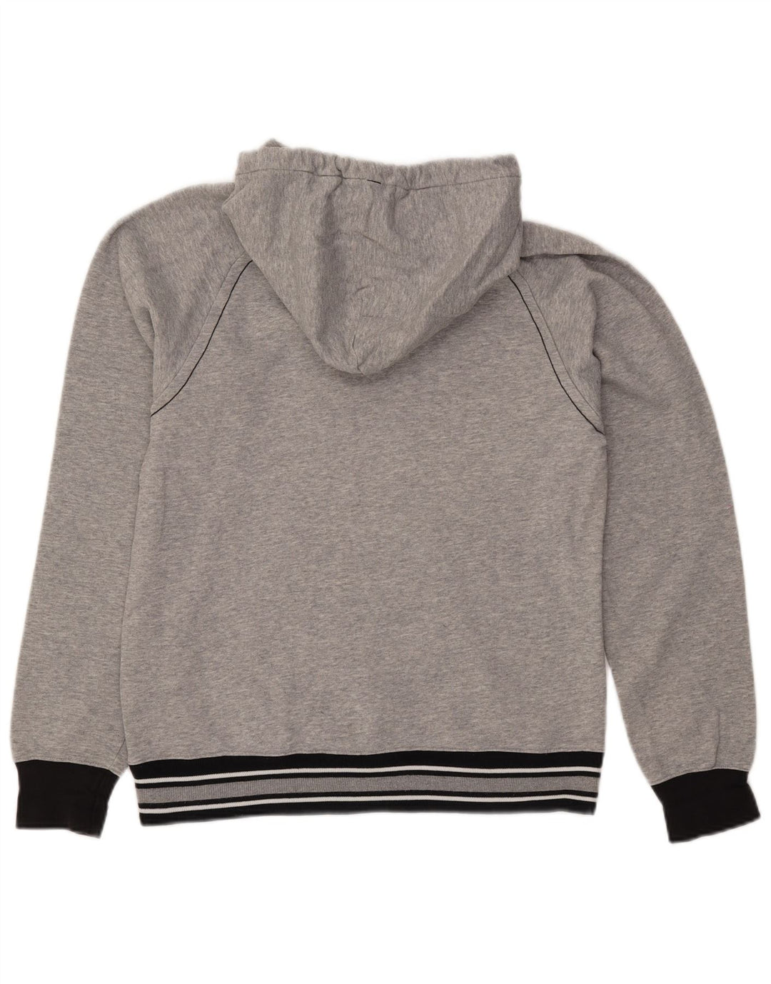 Maglione con cappuccio da uomo CHAMPION in cotone grigio medio