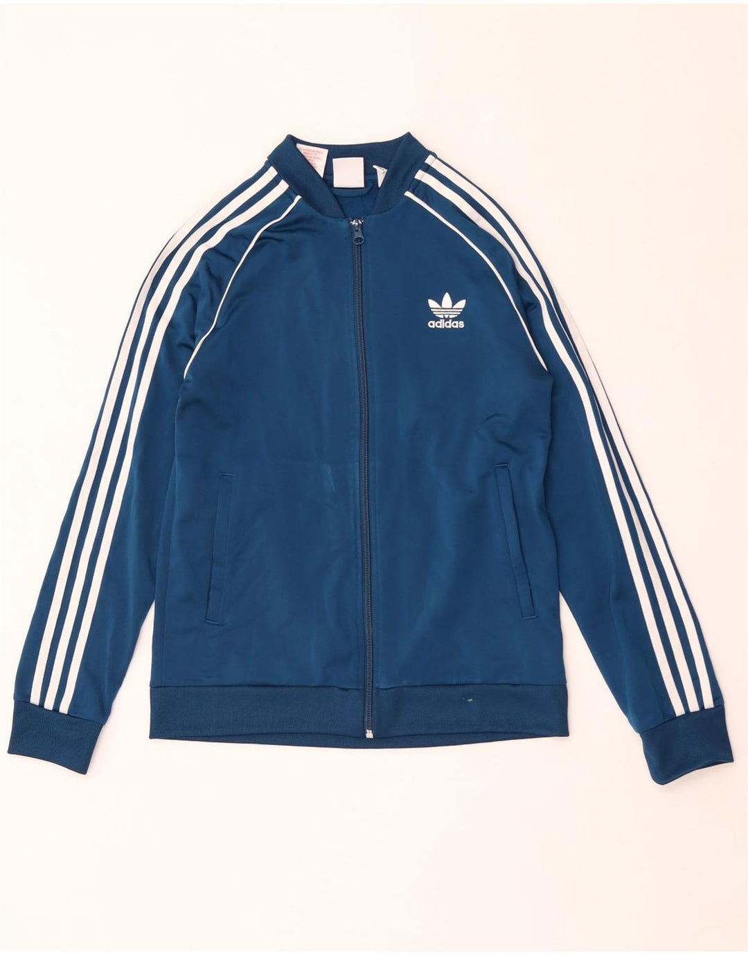 Giacca Top della tuta da ragazzo Adidas 13-14 anni in poliestere blu