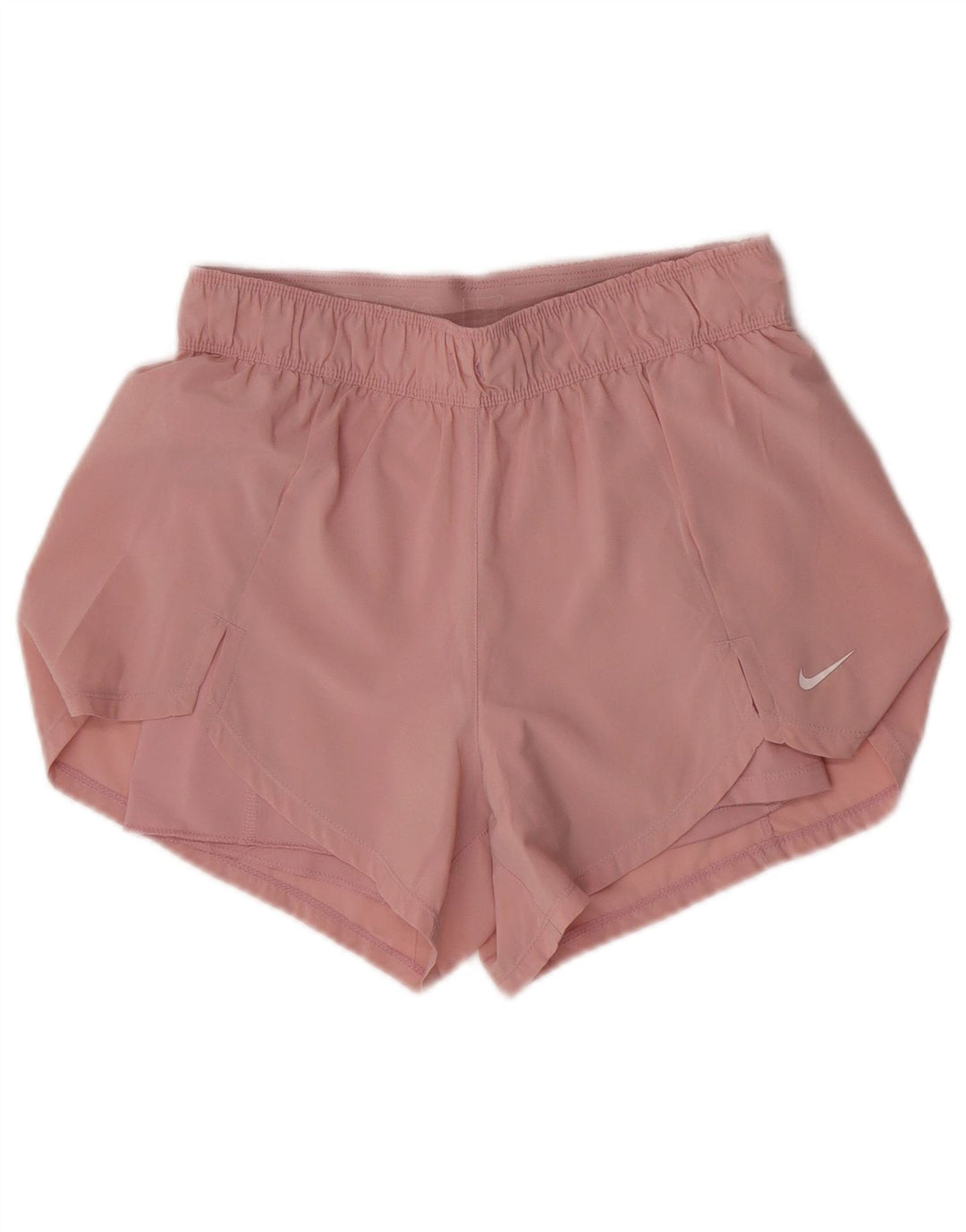 Pantaloncini sportivi Nike da donna Dri Fit UK 10 piccoli poliestere rosa