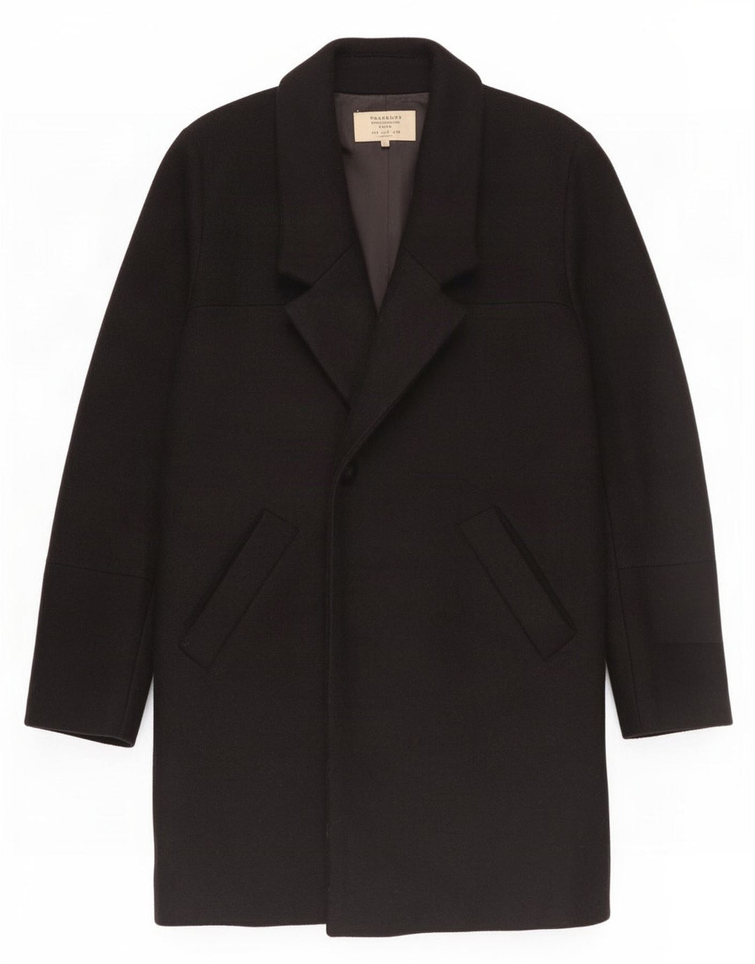 Cappotto Zara Trafaluc da donna UK 10 piccolo nero