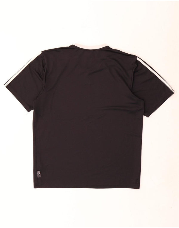 Adidas Mens Climalite T-Shirt Top Small Black Polyester