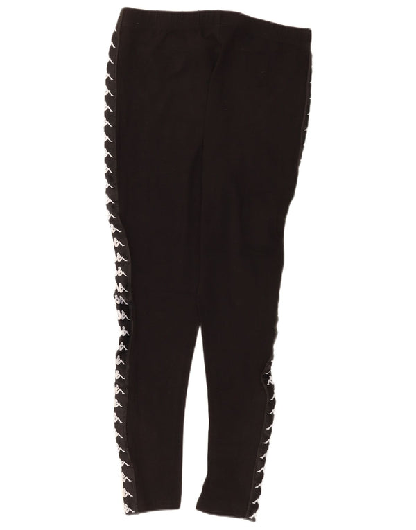 Leggings grafici da donna Kappa UK 14 grande cotone color block nero