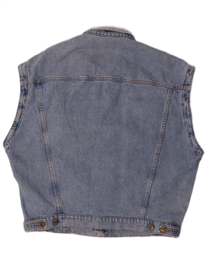 Gilet in denim da uomo Quarry UK 42 XL Blu