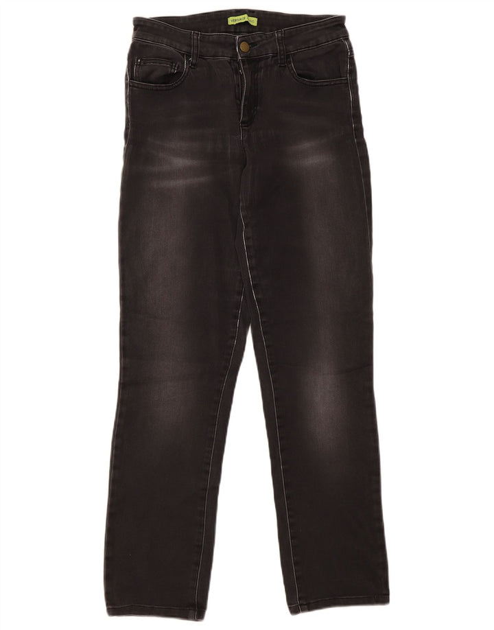 Jeans slim da donna Versace W28 L29 Grigi